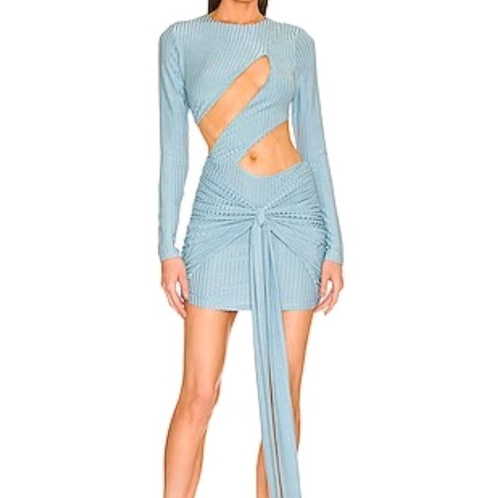 Atoir The Charles Mini Dress 6 Blue Mist